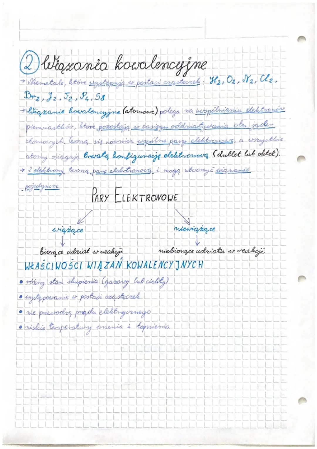Sprawdzian zchemii
O Wiązania jonowe
→
• Wszystkie pieniastki tworzą wiązania chemiczne, mające im
tapewnic dublet lub oktat (tabijaki mają 
