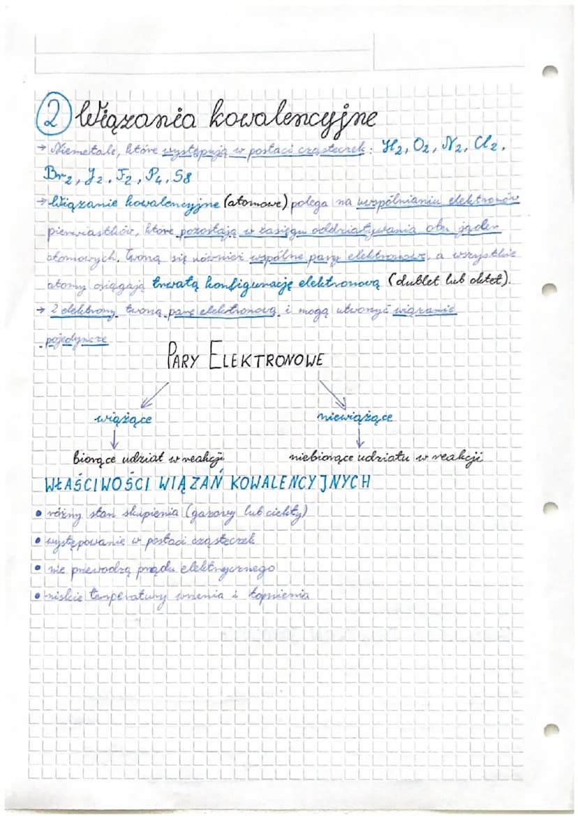 Sprawdzian zchemii
O Wiązania jonowe
→
• Wszystkie pieniastki tworzą wiązania chemiczne, mające im
tapewnic dublet lub oktat (tabijaki mają 
