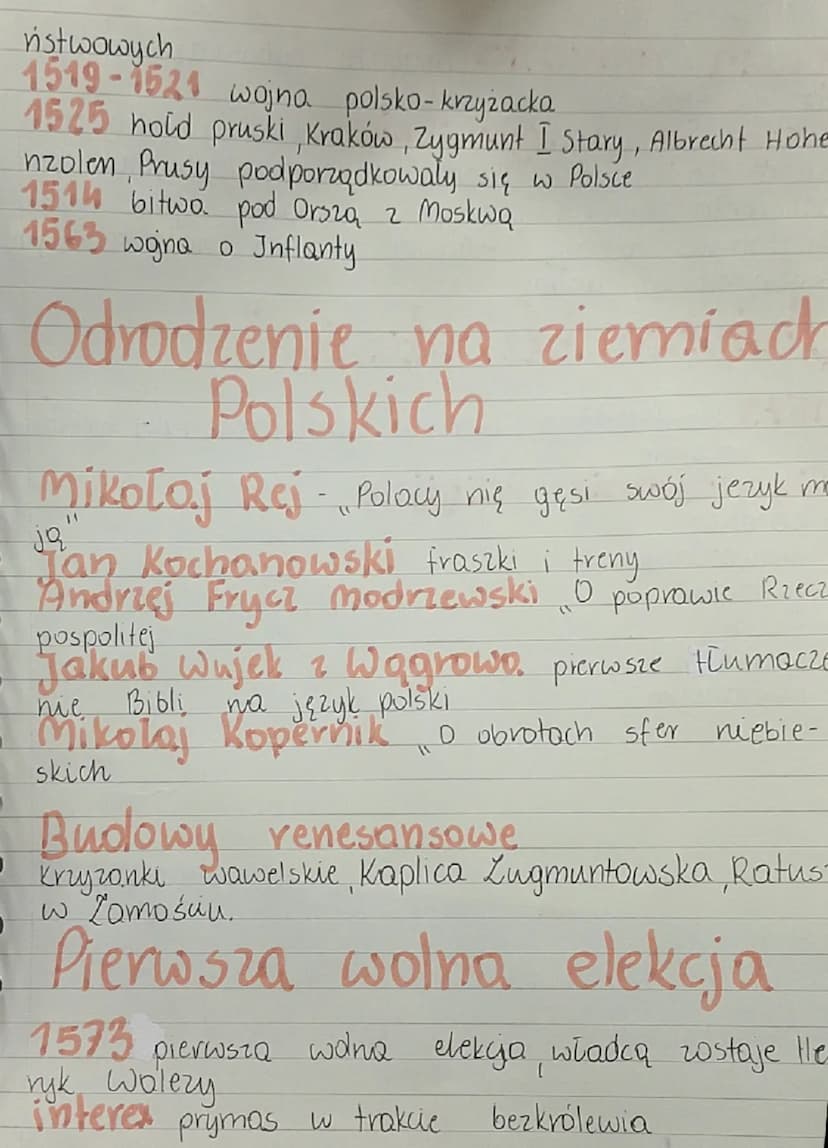 Demokracja szlachecka
1505 demokracjo. slachecka, po konstytucji Nihil novi
(nic nowego) król niemoże wprowadzić bez zgody szla
Jana Olbrach