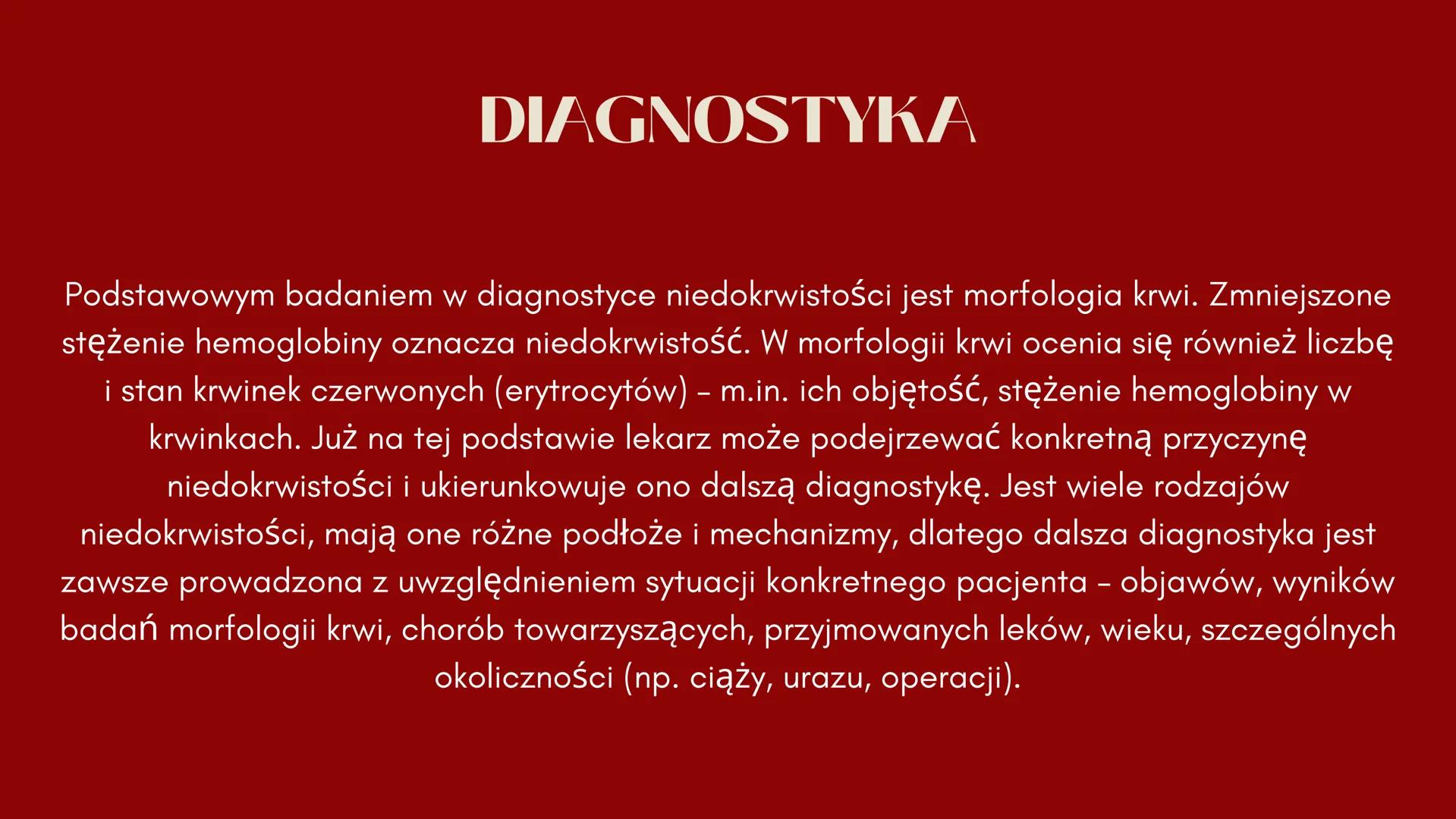 Anemia
R ANEMIA - CO TO?
Anemia to choroba przebiegająca z obniżeniem ilości
erytrocytów, czyli krwinek czerwonych. Erytrocyty to komórki
kr