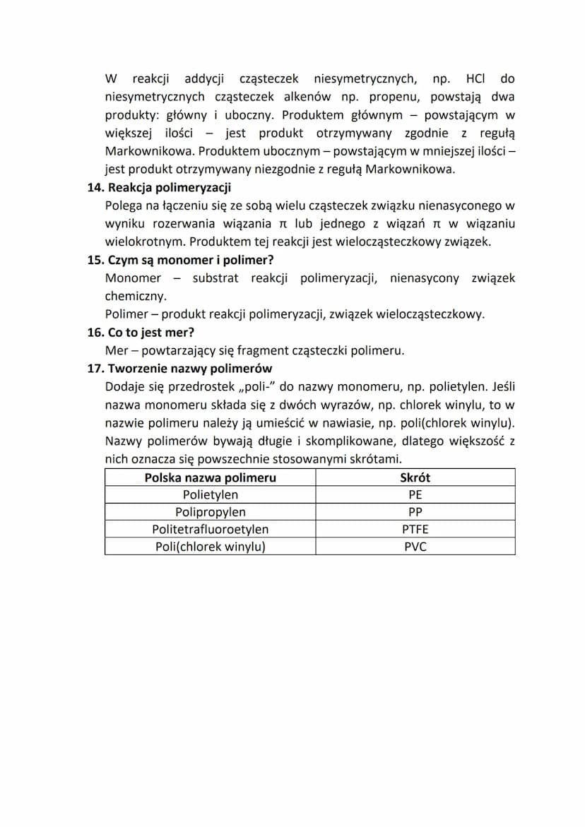 Alkeny
1. Co to są węglowodory?
Węglowodory nienasycone związki węgla i wodoru, w których
cząsteczkach występuje co najmniej jedno wiązanie 