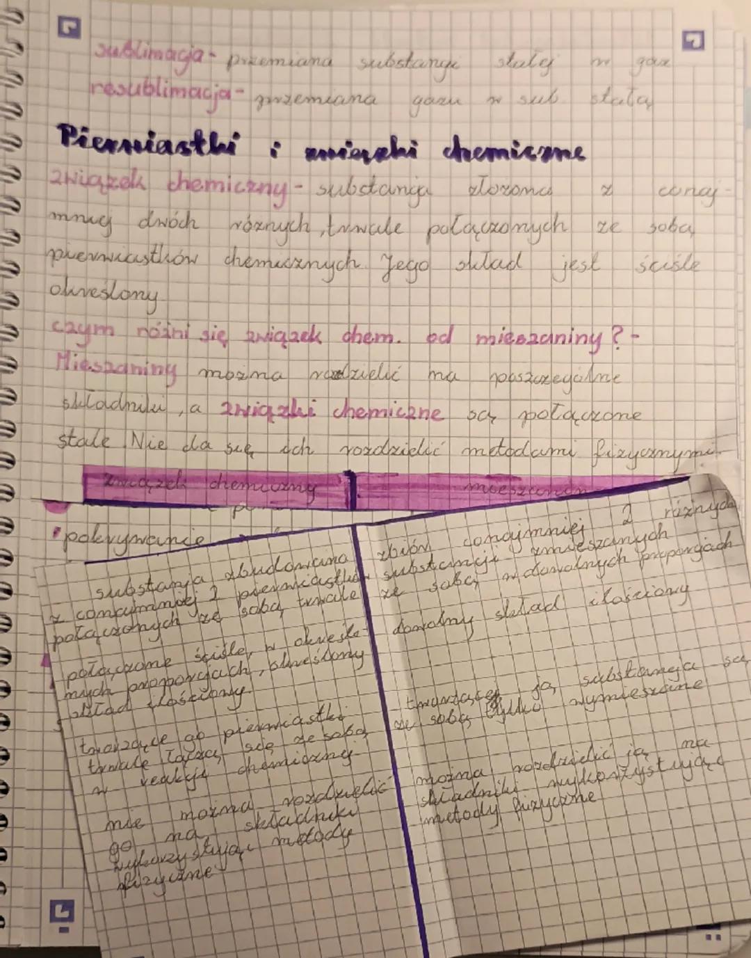 G
chemies

rodzaje mieszanin:
mierzanina jednorodna - stadników nie
mozna vozróżnić gołym okiem
mieszanina niejednavadna jej składniki
można