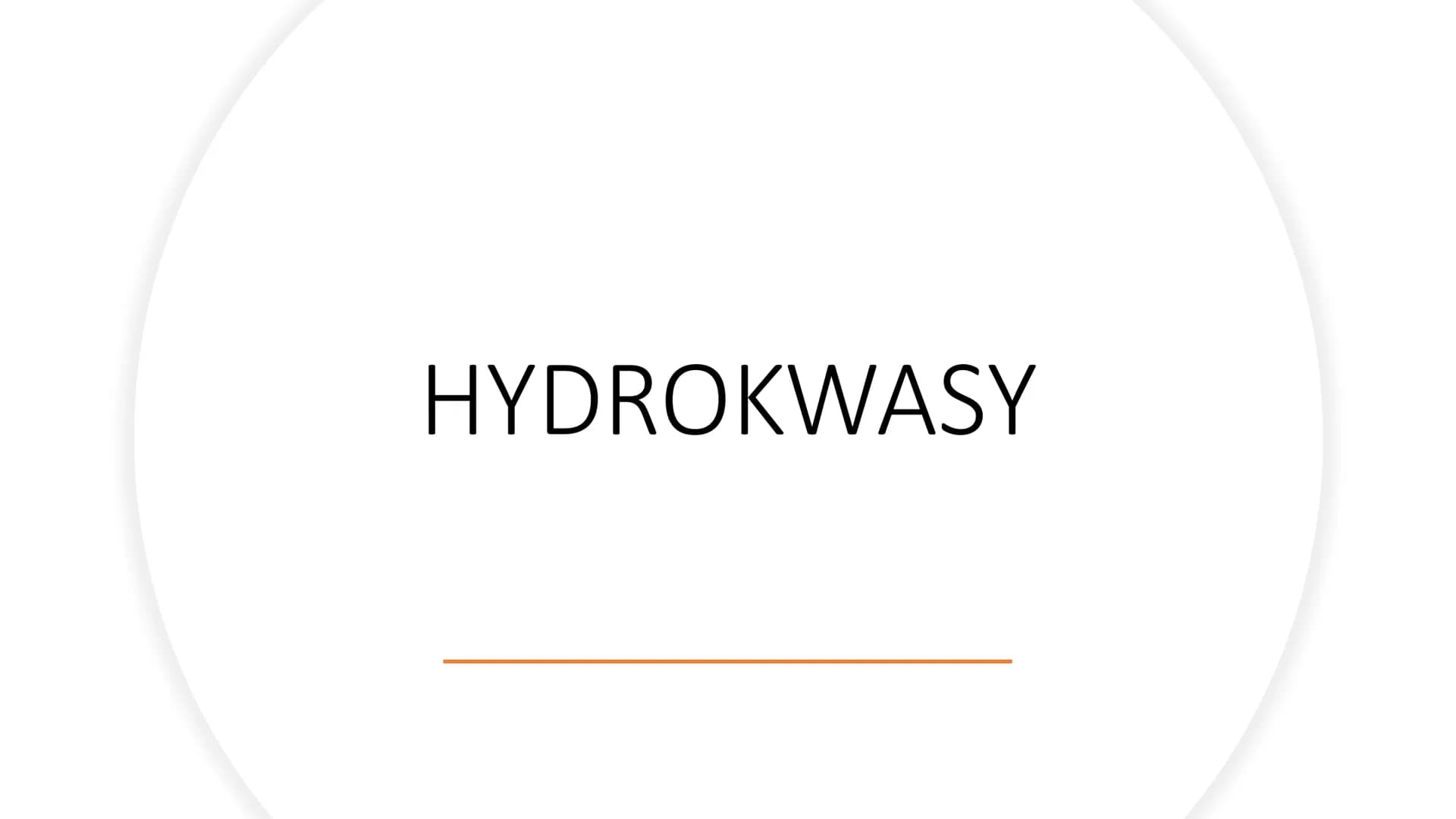 HYDROKWASY Co to są hydrokwasy?
Są to związki pochodzenia organicznego,
posiadające przynajmniej jedną grupę
hydroksylową i karboksylową
Wzó