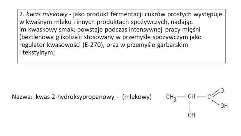 HYDROKWASY Co to są hydrokwasy?
Są to związki pochodzenia organicznego,
posiadające przynajmniej jedną grupę
hydroksylową i karboksylową
Wzó