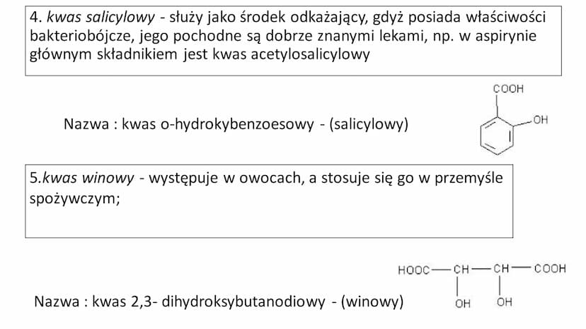 HYDROKWASY Co to są hydrokwasy?
Są to związki pochodzenia organicznego,
posiadające przynajmniej jedną grupę
hydroksylową i karboksylową
Wzó