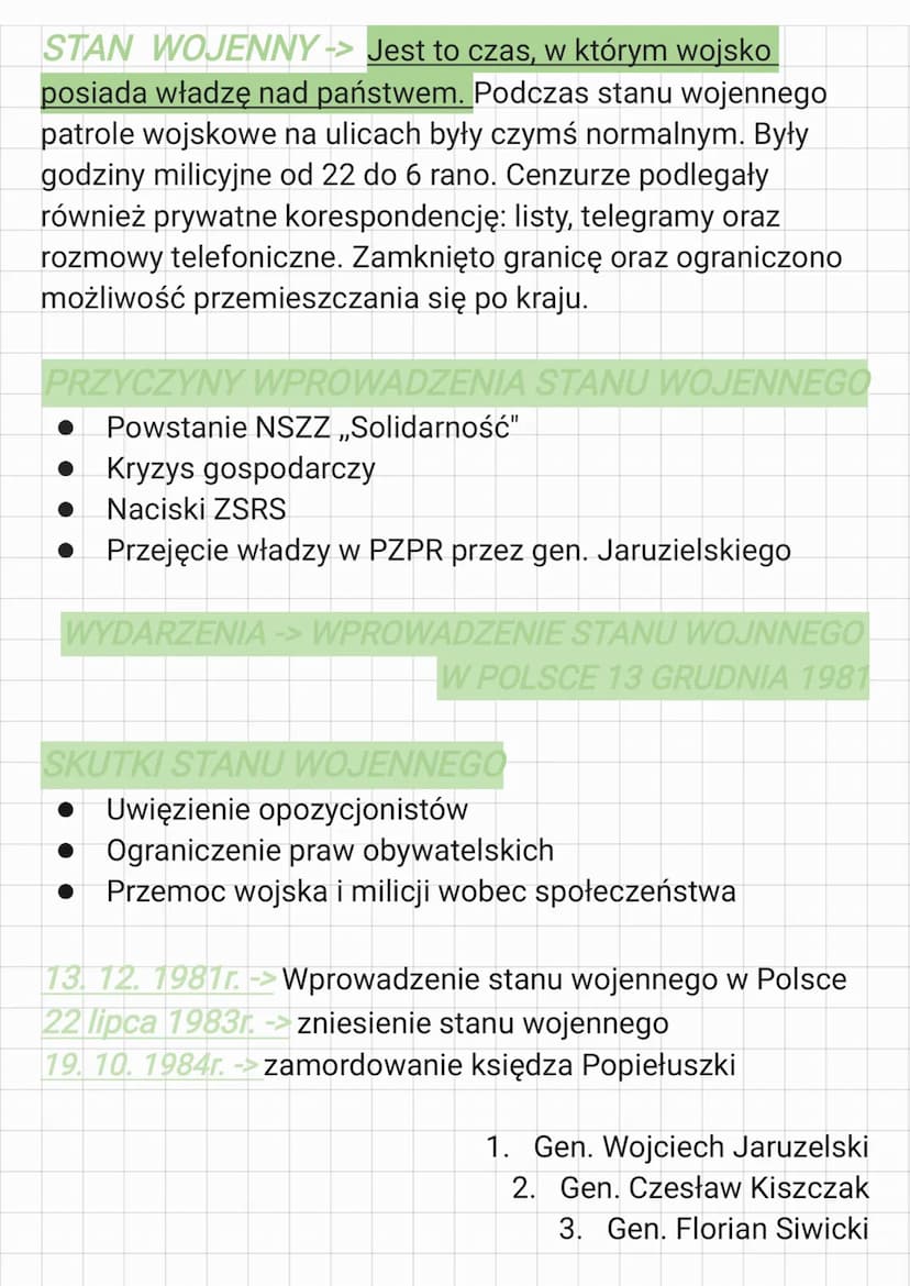 SOLIDARNOŚĆ" -> Niezależny Samorządny Związek
Zawodowy „Solidarność". Powstał w 1980r. Jego
przewodniczącym został Lech Wałęsa. Do związku w