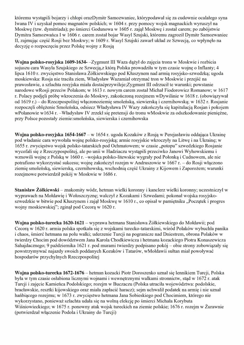 cala Europa:
1. kultura XVII-wiecznej Europy
2. wojna trzydziestoletnia
3. absolutyzm we Francji
4. monarchia parlamentarna w Anglii
Polska: