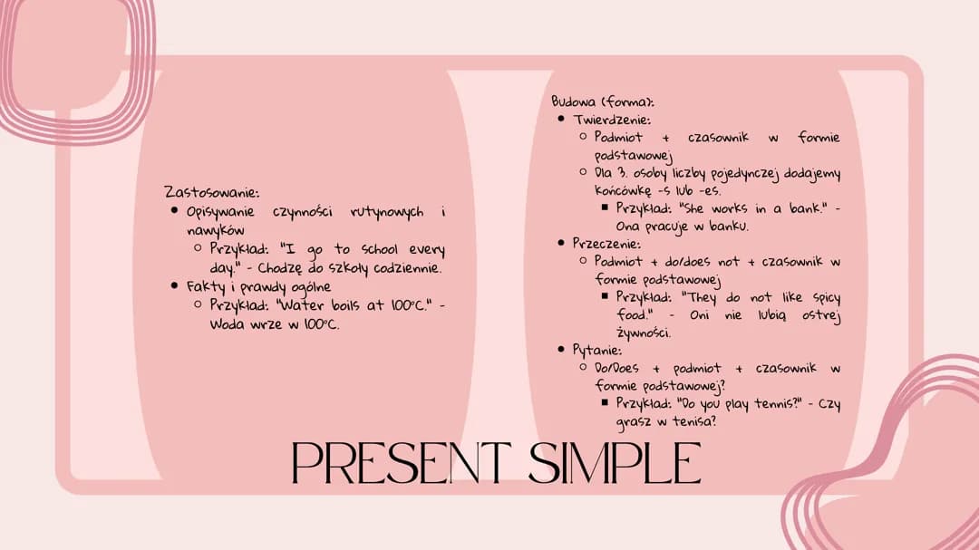 Present simple i Continuous