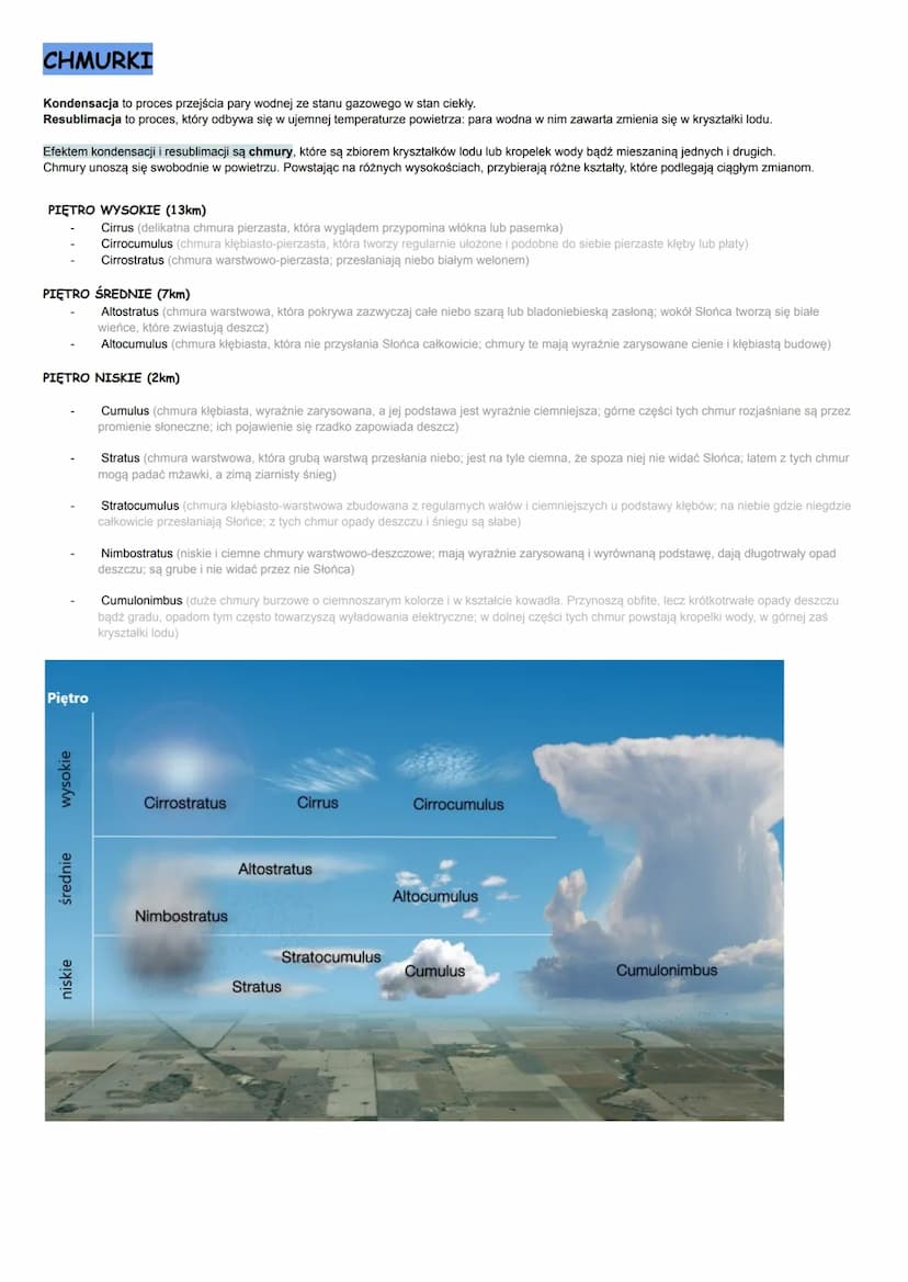 Atmosfera
to powłoka ziemska, która składa się z mieszaniny gazów (powietrza).
Atmosfera chroni naszą planetę przed szkodliwym promieniowani