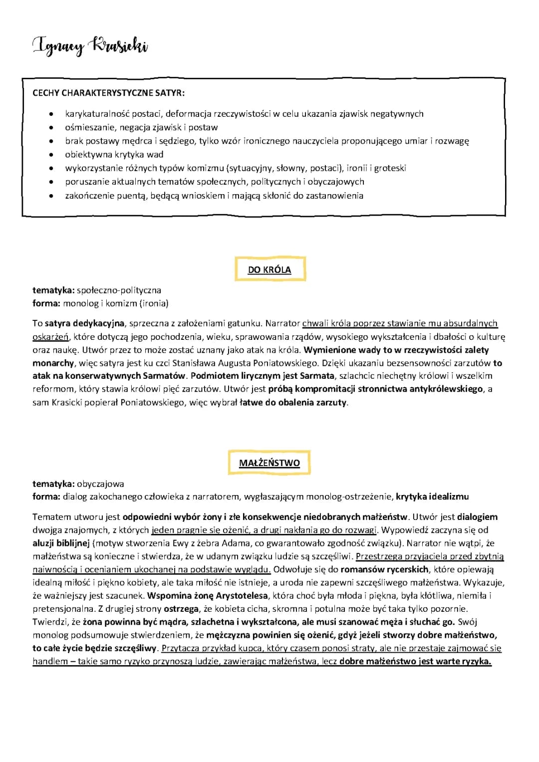 Najpopularniejsze Bajki Krasickiego: Tytuły, Morały i Cechy Satyry