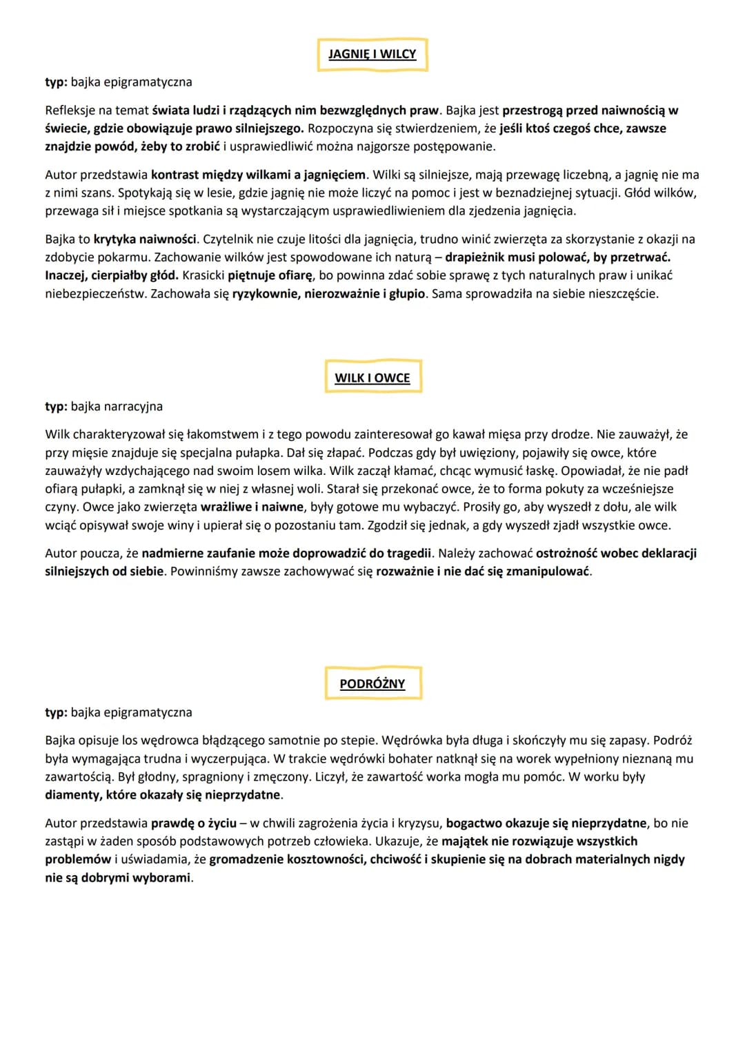 Ignacy Krasicki
CECHY CHARAKTERYSTYCZNE SATYR:
karykaturalność postaci, deformacja rzeczywistości w celu ukazania zjawisk negatywnych
ośmies