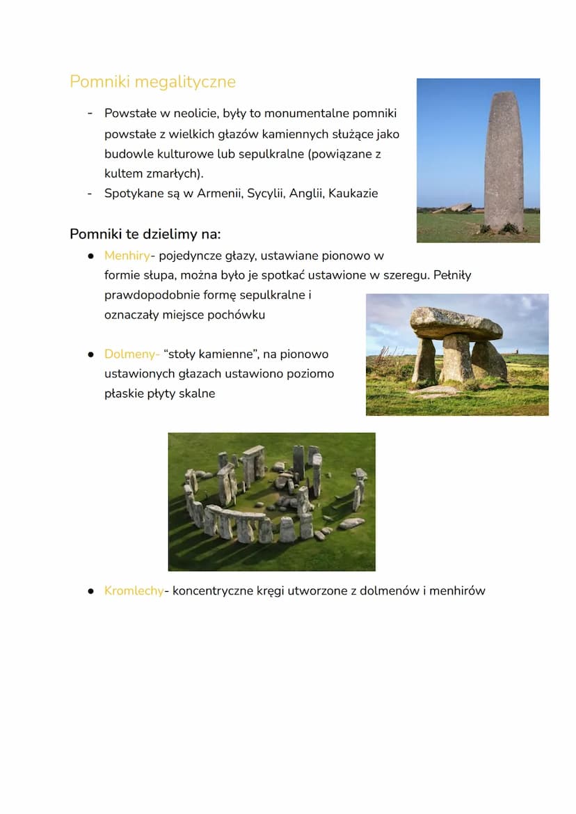 PREHISTORIA
➤ Są to najdawniejsze czasy, pradziejowa sztuka
> Okres ten dzielimy na:
o Paleolit- ok. 550 tys. lat p.n.e
O Mezolit- ok. 8 tys