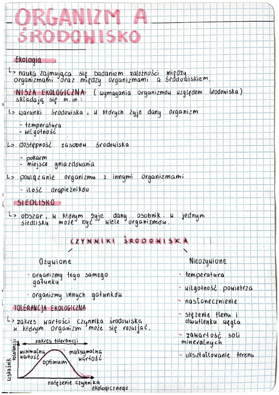 -ORGANIZM A
ŚRODOWISKO
Ekologia
L₂
nauka zajmująca się badaniem zależności między
organizmami oraz między organizmami a środowiskiem.
NISZA 