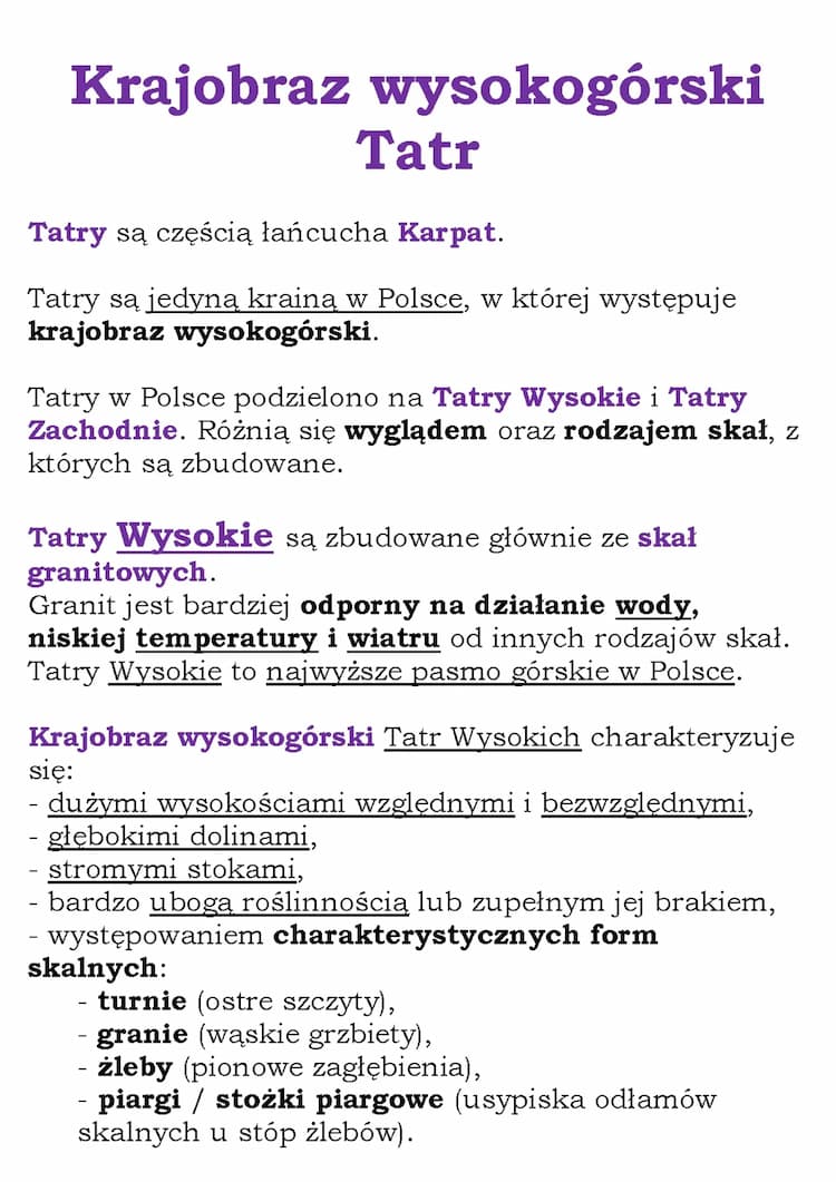 Know Krajobraz wysokogórski Tatr (NE kl 5) thumbnail
