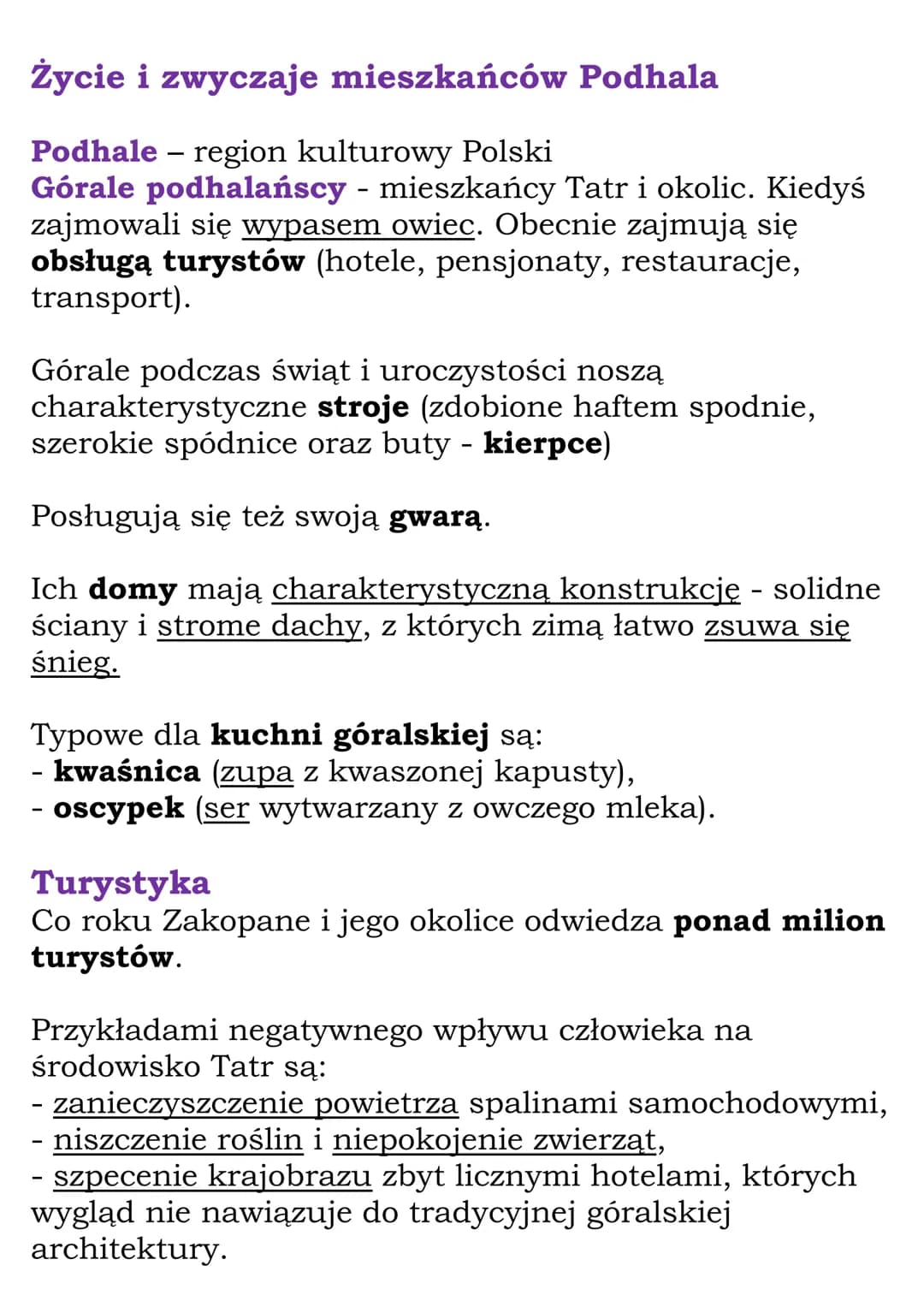 Krajobraz wysokogórski
Tatr
Tatry są częścią łańcucha Karpat.
Tatry są jedyną krainą w Polsce, w której występuje
krajobraz wysokogórski.
Ta