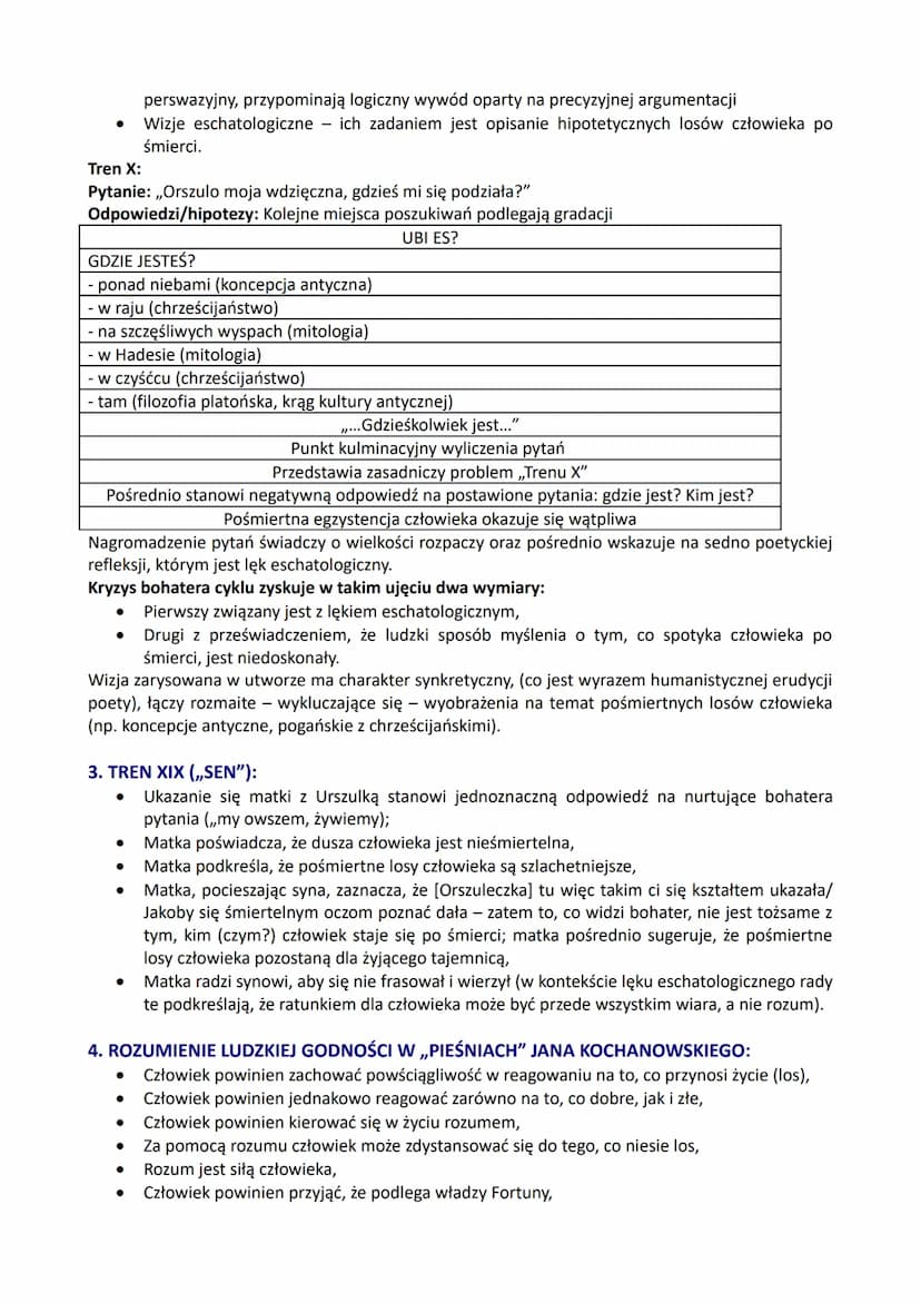 1. ŚMIERĆ DZIECKA W DAWNEJ EUROPIE:
●
●
2. ,,TRENY" - GENEZA:
Geneza - po śmierci ukochanej dwuipółletniej córki Orszuli w 1579 r. poeta stw