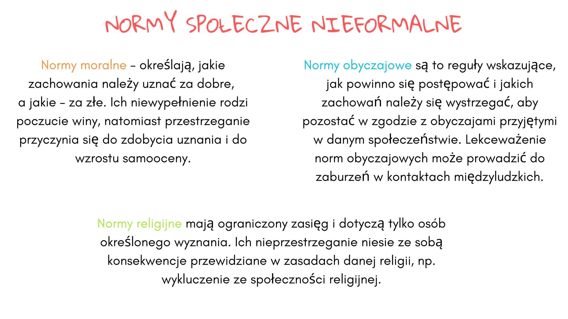 CZLOWIEK I GRUPY
SPOŁECZNE CZŁOWIEK W SPOŁECZEŃSTWIE
NORMA SPOŁECZNA - POJĘCIE WIELOZNACZNE,
UŻYWANE NAJCZĘŚCIEJ W JEDNYM Z TRZECH ZNACZEŃ:
