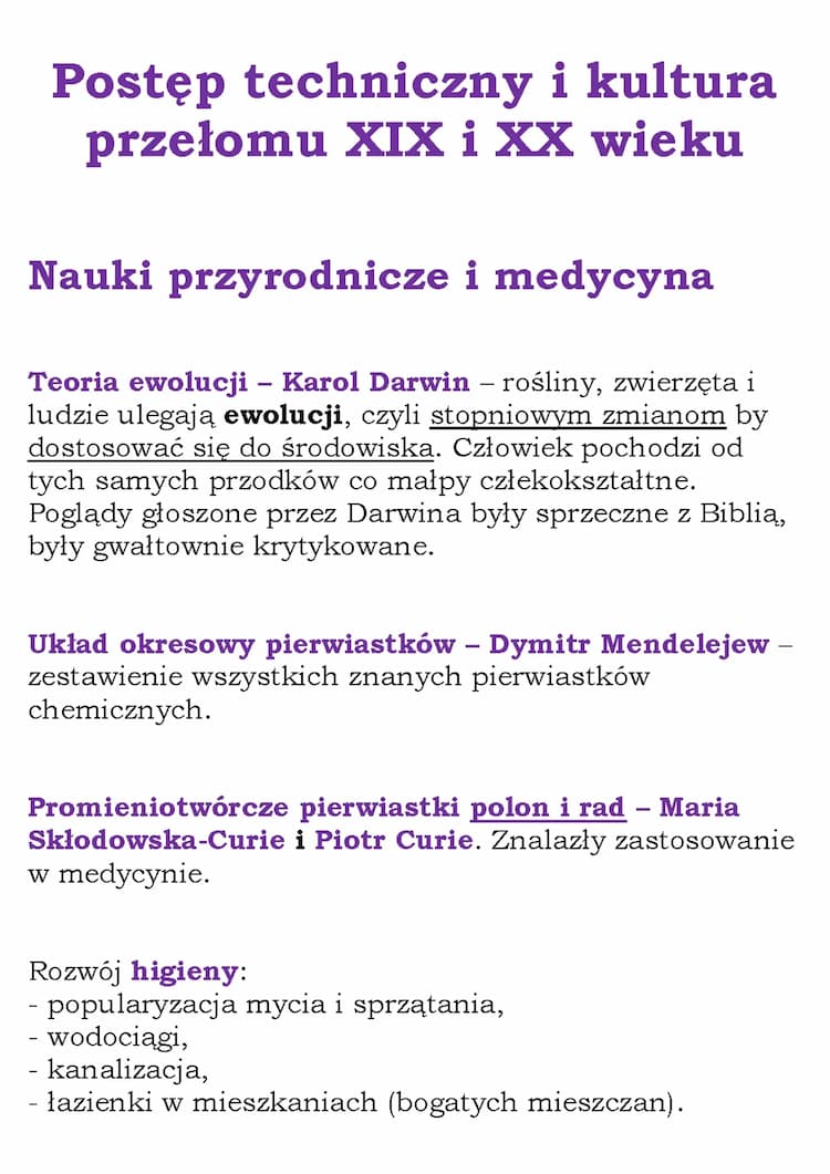 Know Postęp techniczny i kultura przełomu XIX i XX wieku (NE kl 7) thumbnail