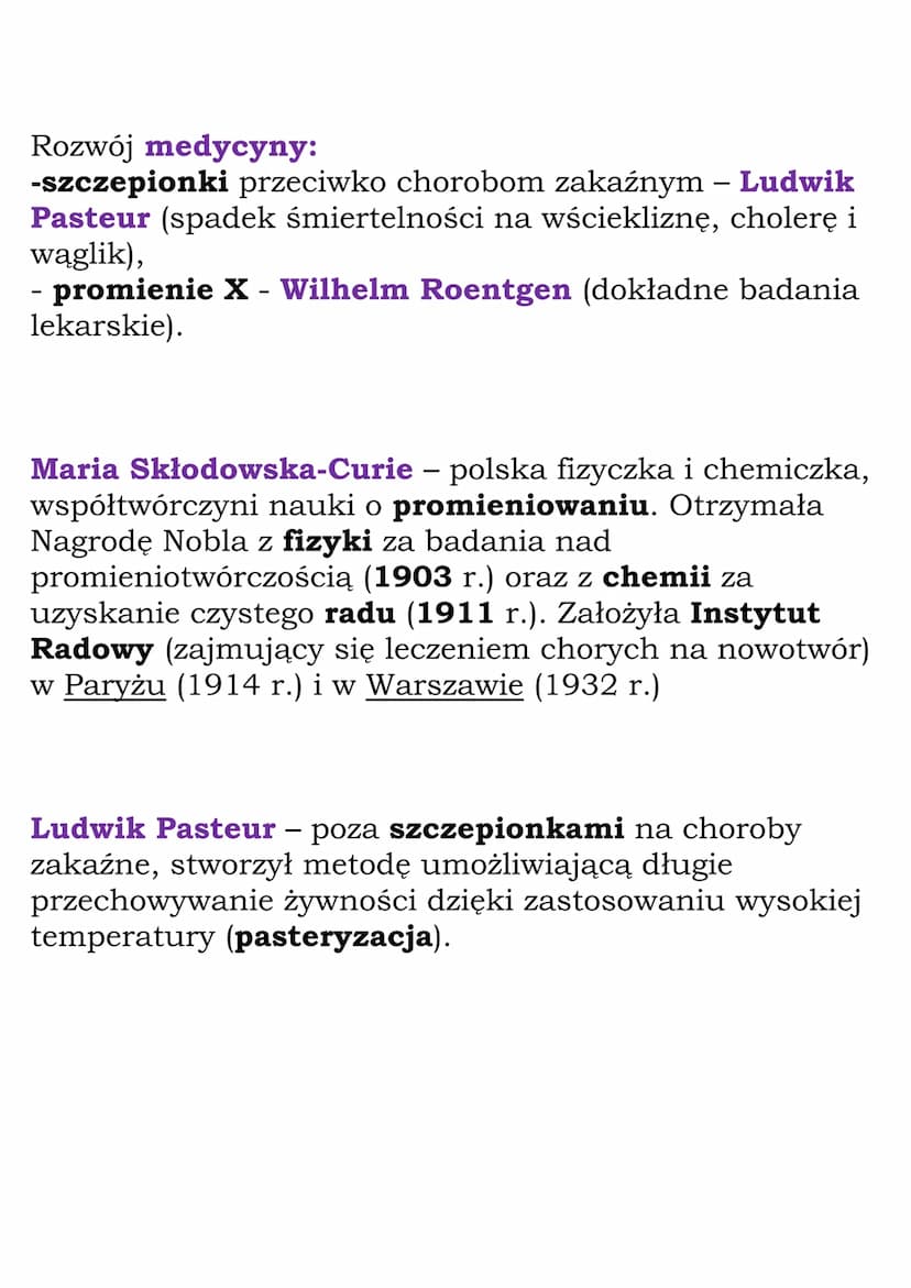 Postęp techniczny i kultura
przełomu XIX i XX wieku
Nauki przyrodnicze i medycyna
Teoria ewolucji – Karol Darwin – rośliny, zwierzęta i
ludz