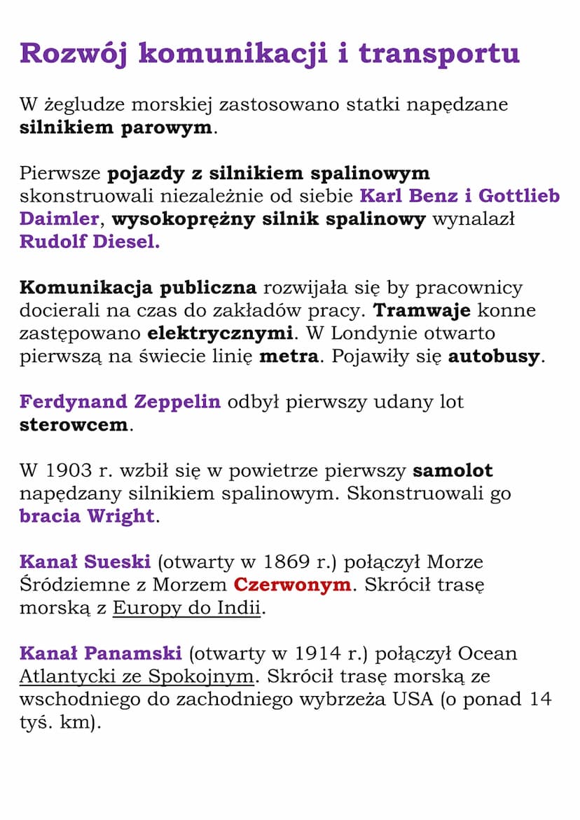 Postęp techniczny i kultura
przełomu XIX i XX wieku
Nauki przyrodnicze i medycyna
Teoria ewolucji – Karol Darwin – rośliny, zwierzęta i
ludz