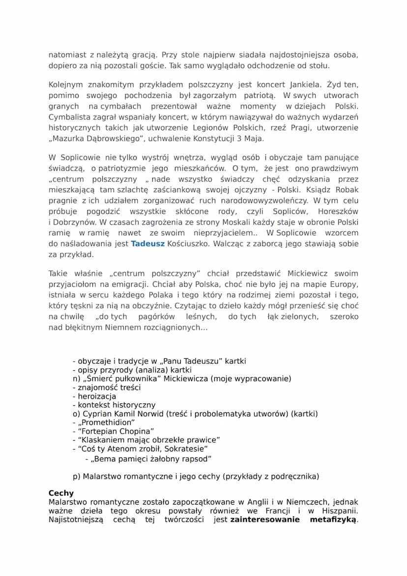 Romantyzm
a) Nazwa i czas trwania epoki w Polsce
Wydanie pierwszego tomu poezji Adama Mickiewicza (1822) - upadek powstania
styczniowego (18