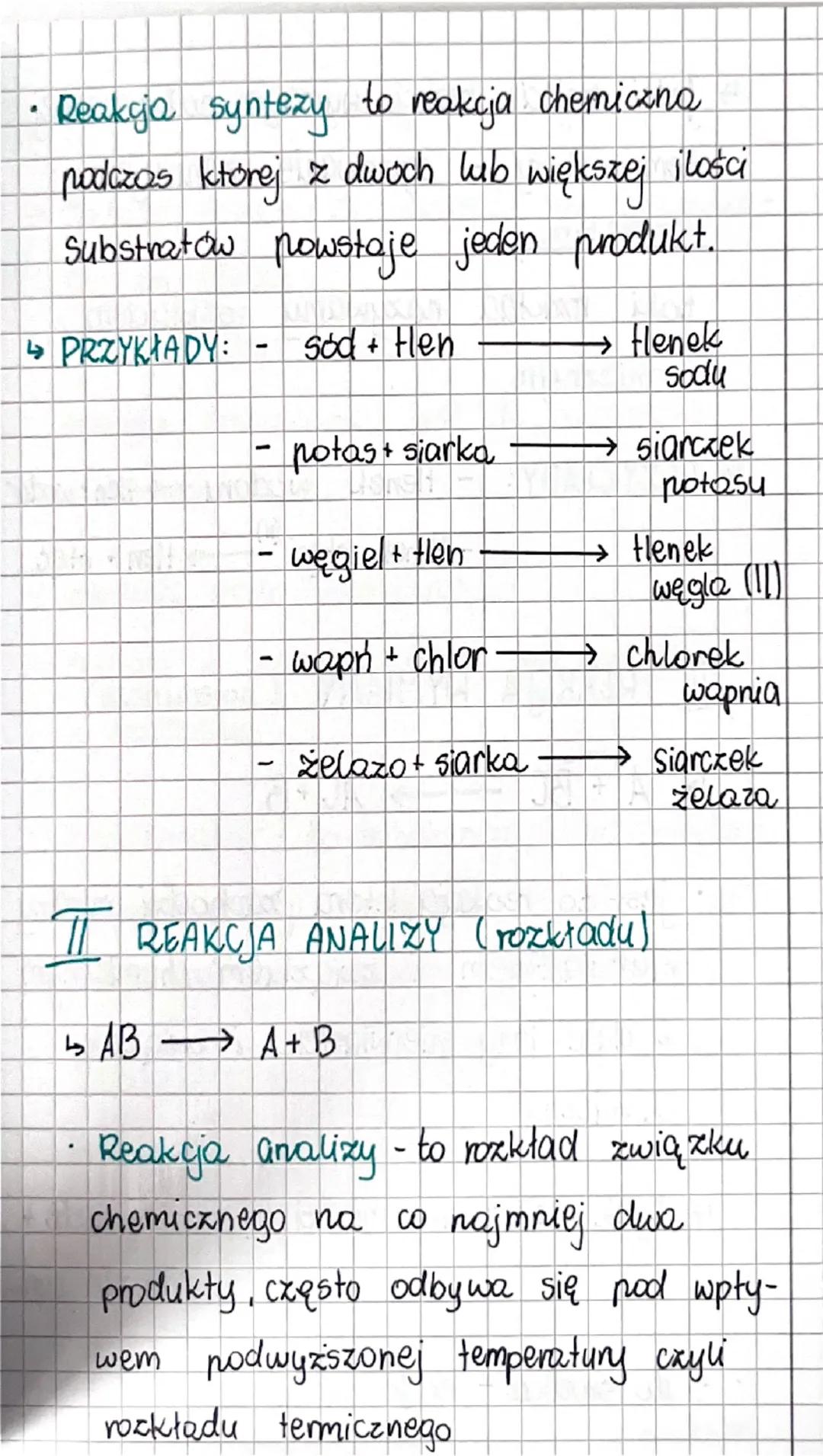 realzje

chemiczne

Rodzaje reakcji chemicznych

Reakcja chemiczno, to proces w czasie
którego substanja pierwotna zmienia
Się w inną substa