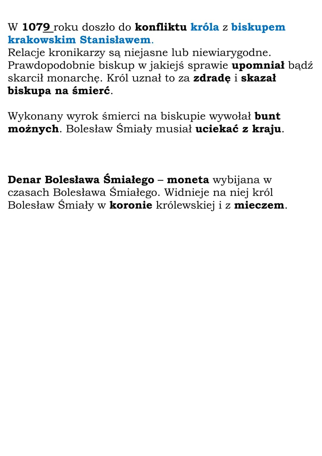 Upadek i odbudowa państwa
pierwszych Piastów
Mieszko II
Zmarł król Bolesław Chrobry - 1025 r.
Rządy objął jego syn Mieszko II, który koronow