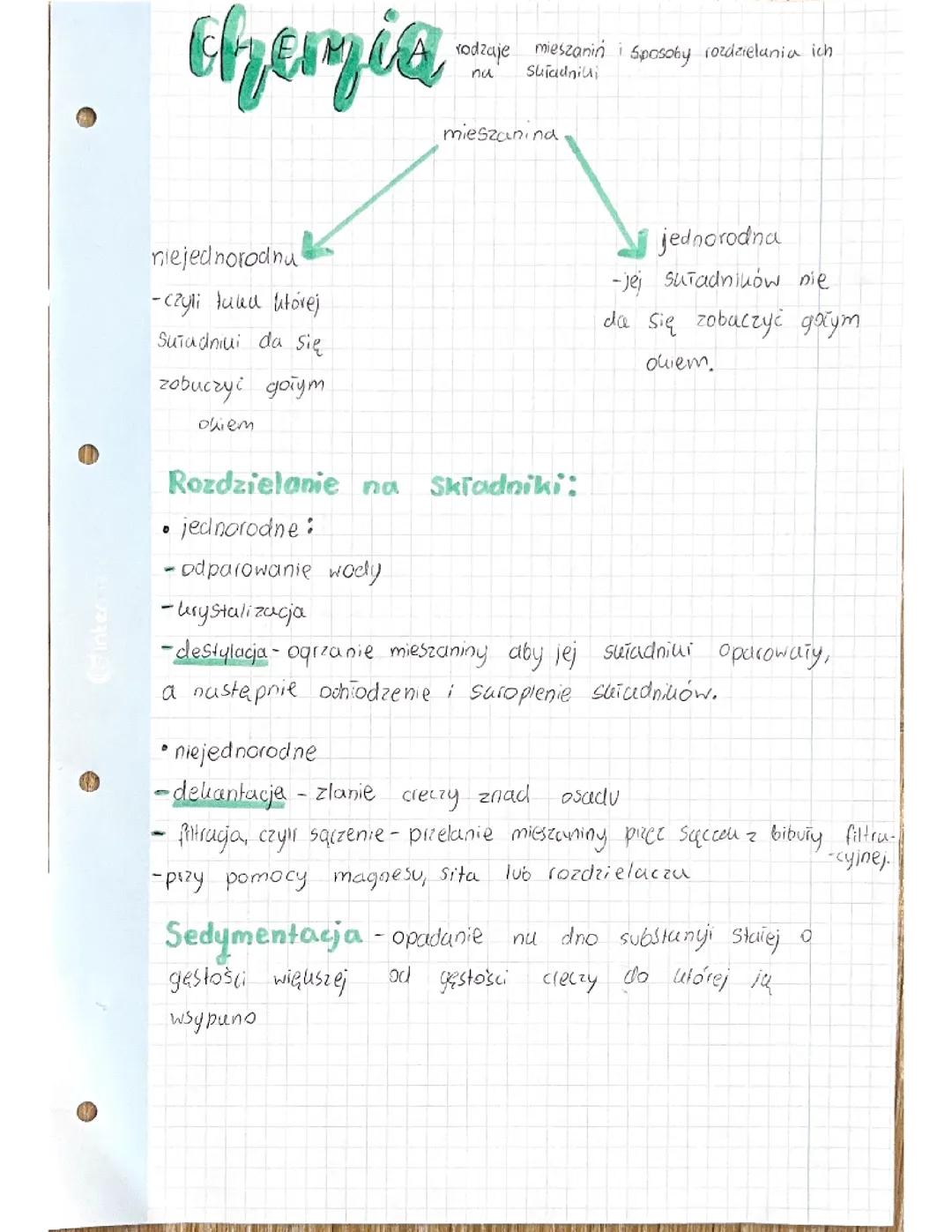 Mieszaniny: Rodzaje i Metody Rozdzielania