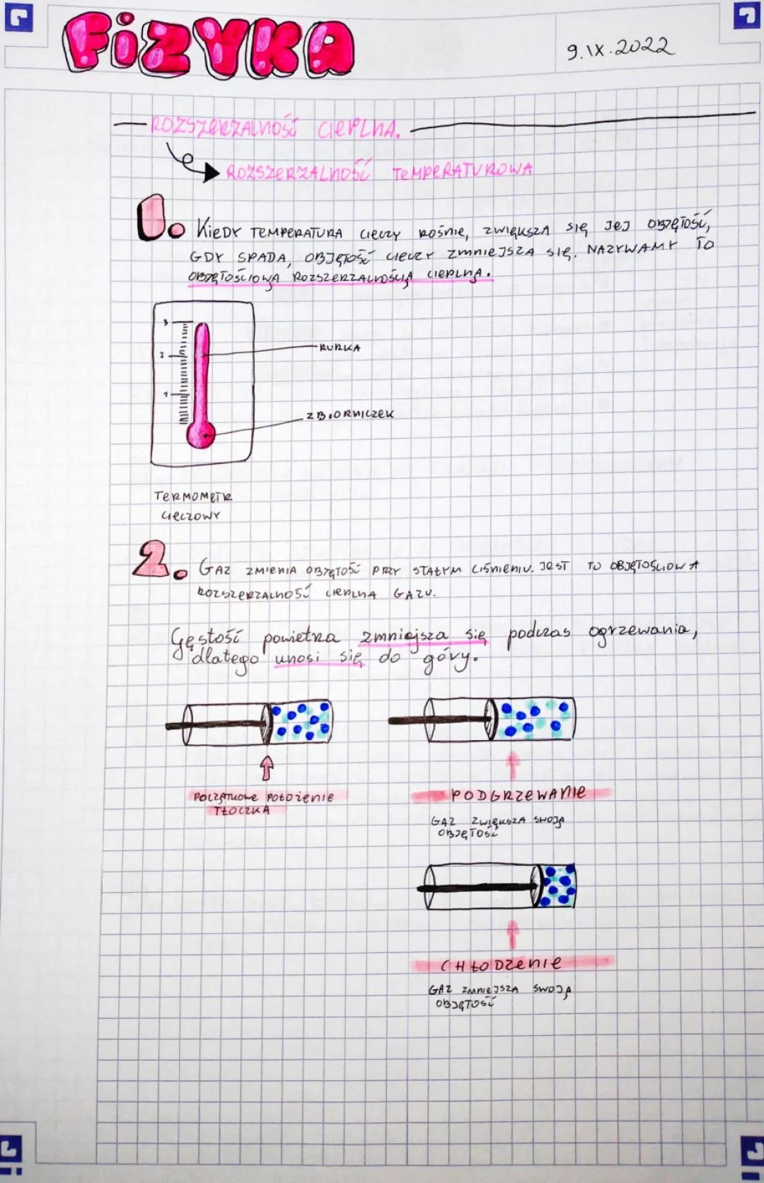 Rozszerzalność cieplna: wyjaśnienie i przykłady