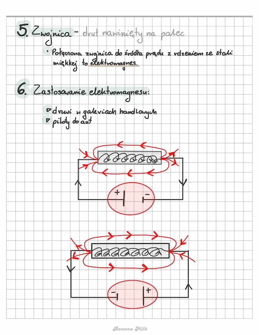 Elektromagnetyem
1. Pole magnetyenme - karidy magnes jest jego
2. Linie pola-linie zgodnie z którymi ustawia się igła magnetyczna
2
fr
N
•od
