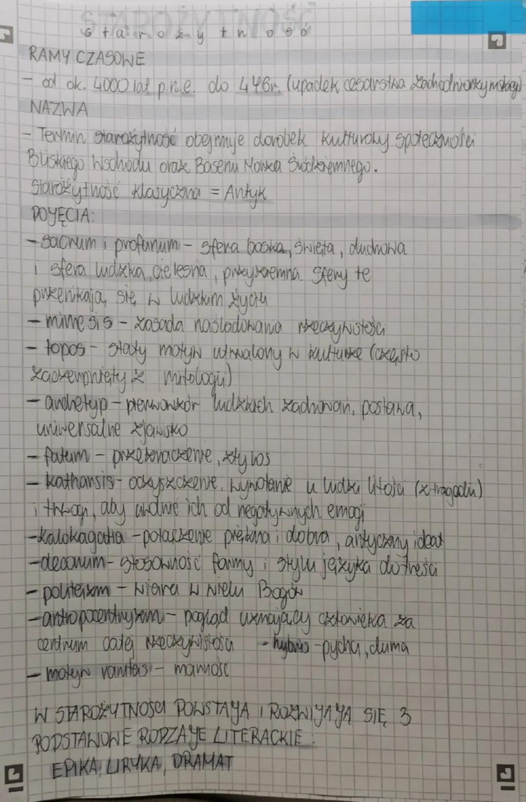 # staroxy tn ogó

RAMY CZASOWE

- od ok. 4000 lat pine. do 446r. (upadek cesarstha Zachodnierky makigi

NAZWA

Termin rarożytnosć obejmye do