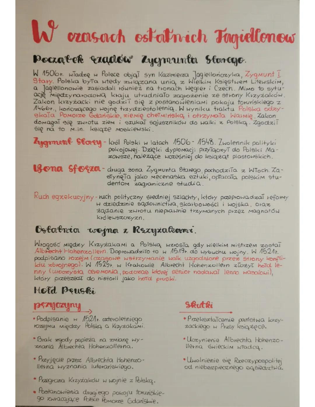 Historia Jagiellonów: Czasy Ostatnich Królów