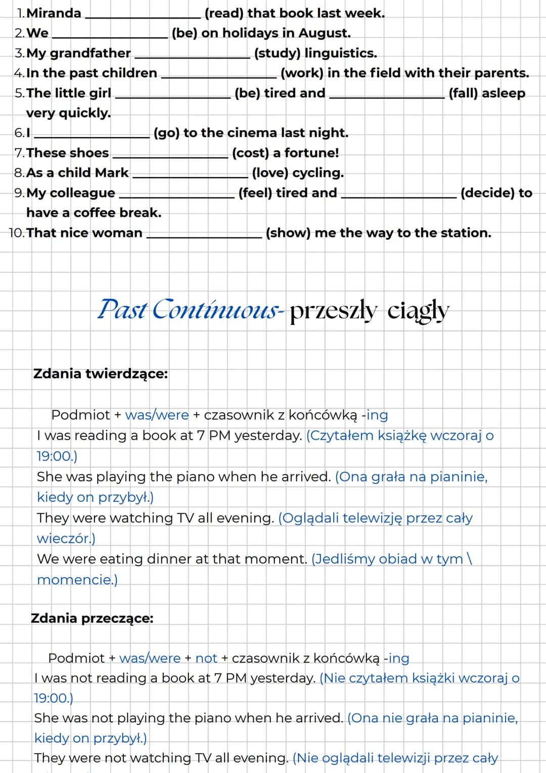 --- OCR Start ---
Czasy- Język
angielski
Powtórka-E8
Teraźniejsze
Present simple-teraźniejszy prosty
Zdania twierdzące:
Podmiot + czasownik 