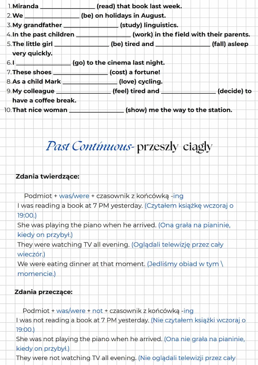 --- OCR Start ---
Czasy- Język
angielski
Powtórka-E8
Teraźniejsze
Present simple-teraźniejszy prosty
Zdania twierdzące:
Podmiot + czasownik 