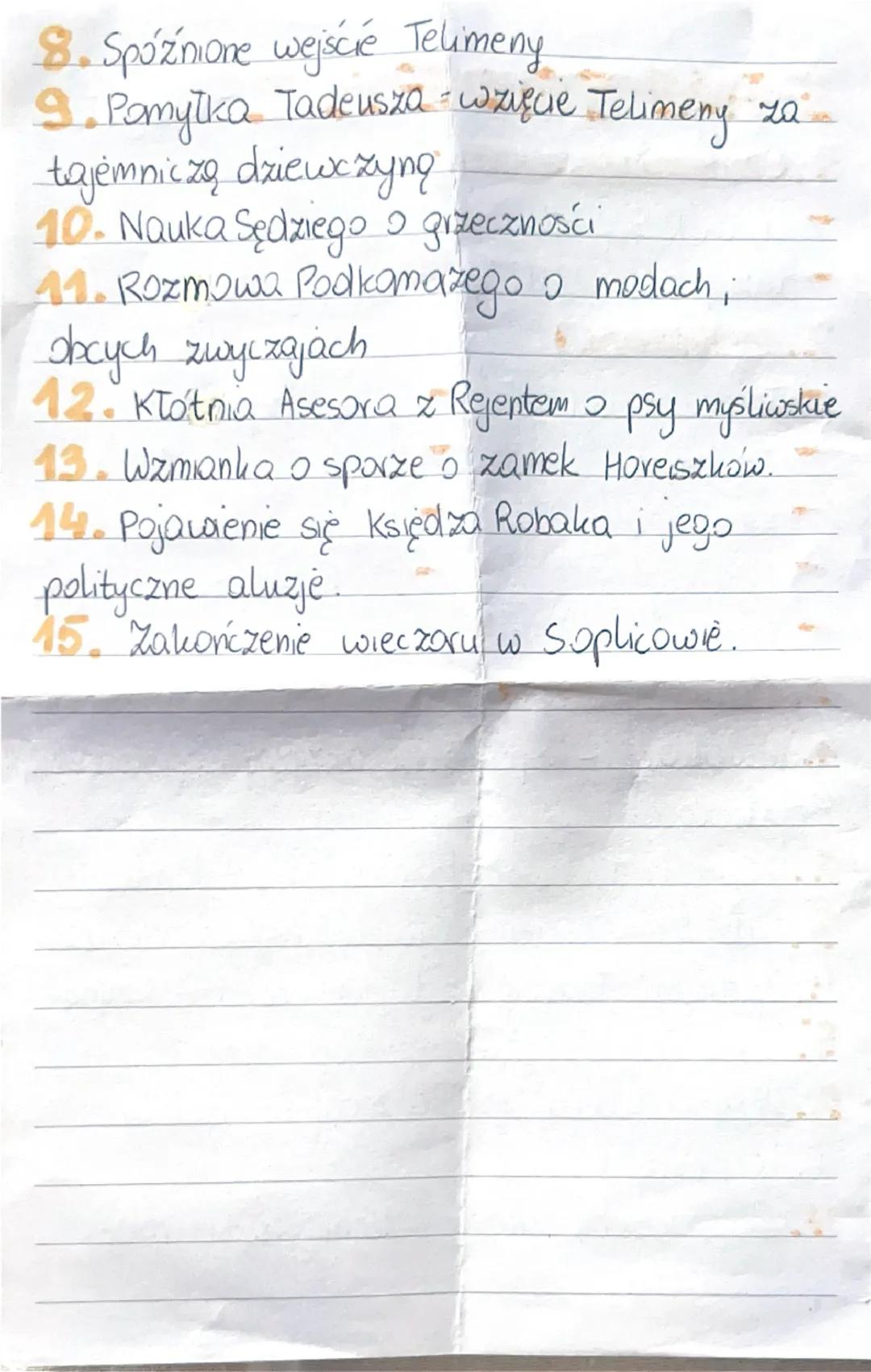 PANTADEISIL Księga I

1. Czas i miejsce akcji
- dworek Soplicowo na Litwie
- tuż przed 1811r. (przed wojing 1812.)

2. Bohaterowie:
- Tadeus