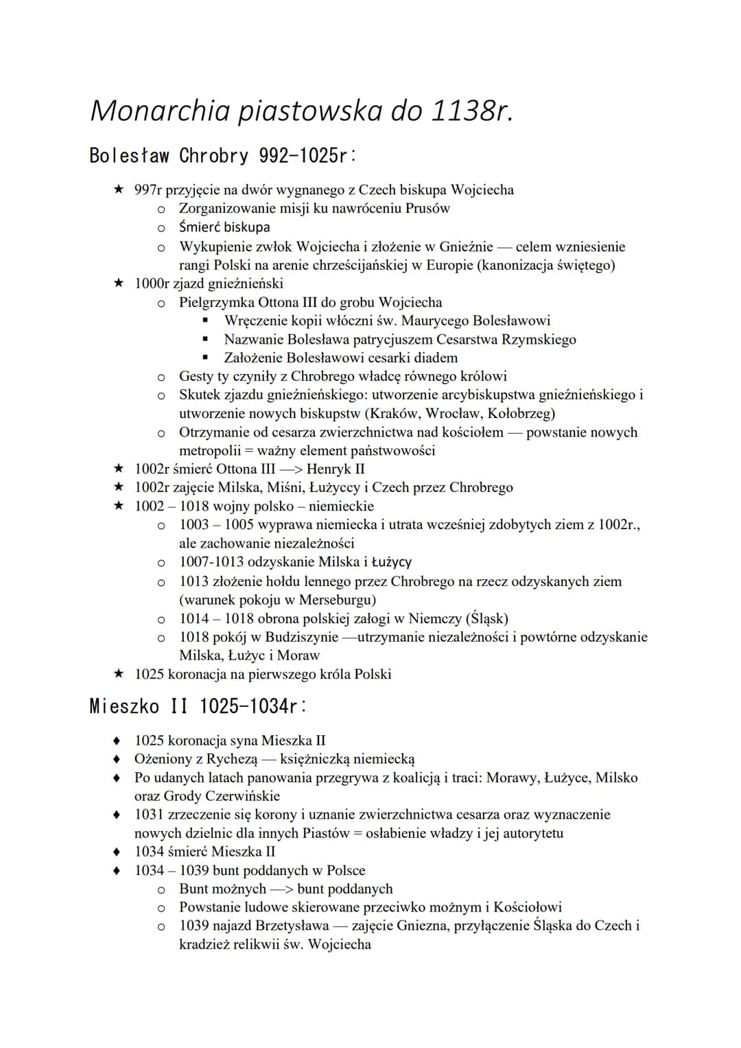 
<p>Monarchia wczesnopiastowska, zwana również drugą monarchią piastowską, była królestwem polskim, które istniało w latach 1025 do 1138. Ch