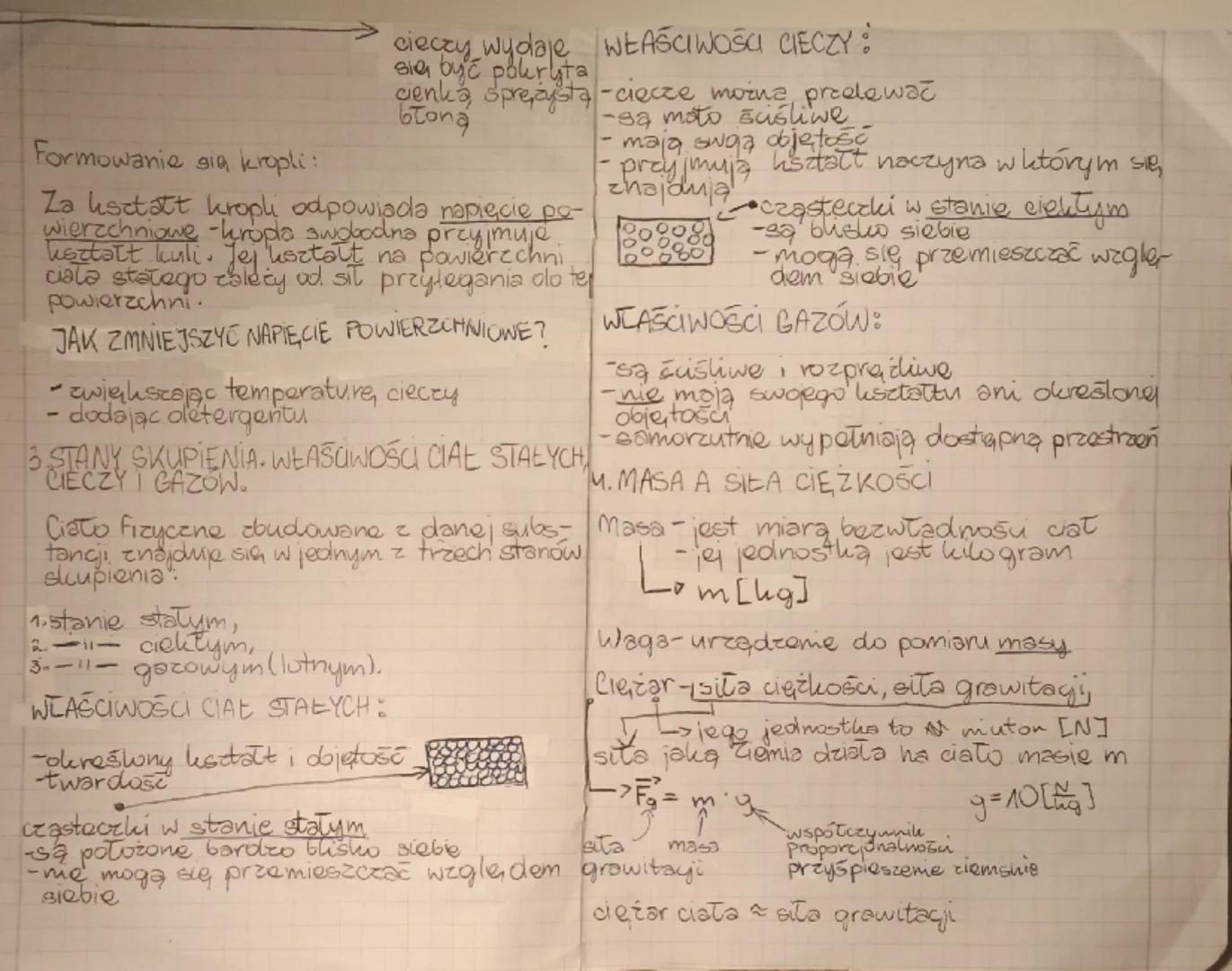 FIZYKA Klasa
rozdział I- " Właściwości i budowa materii"
i
1.ATOMY I CZĄSTECZKI
Atom podstawowy składnike materii, które-
go nie da się podz