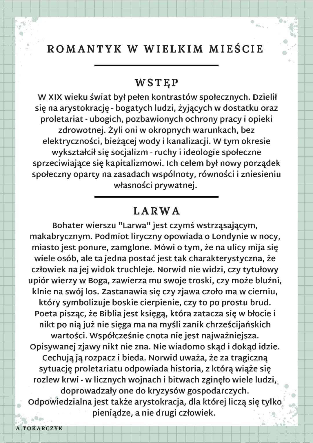 Nerwy i Larwa Norwid - Interpretacja i Tekst, Cyprian Kamil Norwid