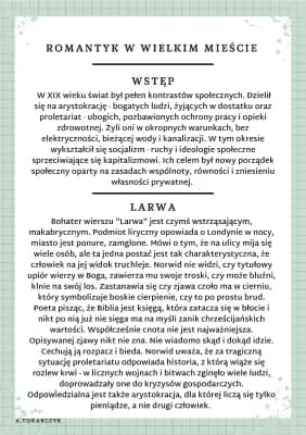 Know Romantyk w wielkim mieście. C. Norwid - Nerwy, Larwa. thumbnail