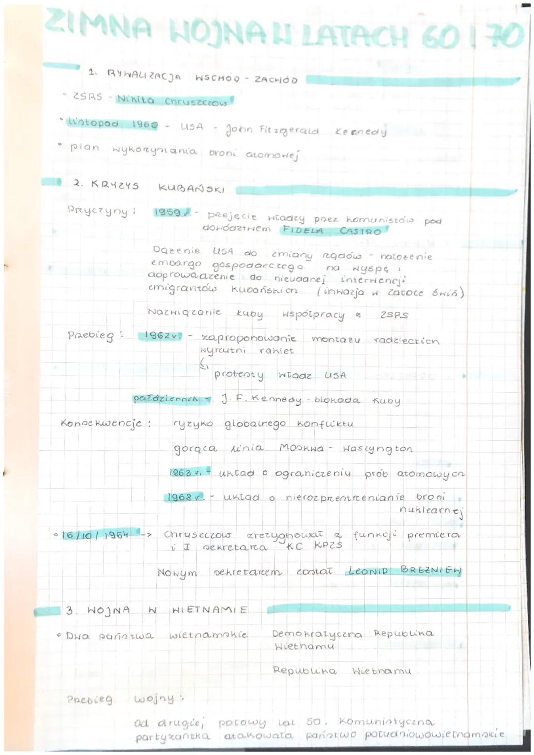 ZIMNA HOJNAH LATACH 60 170
1. RYWALIZACJA
• ZSRS- Nikita Chruszczow!
• Luntopad 1960 - USA John Fitzgerald Kennedy
plan wykorzystania broni 