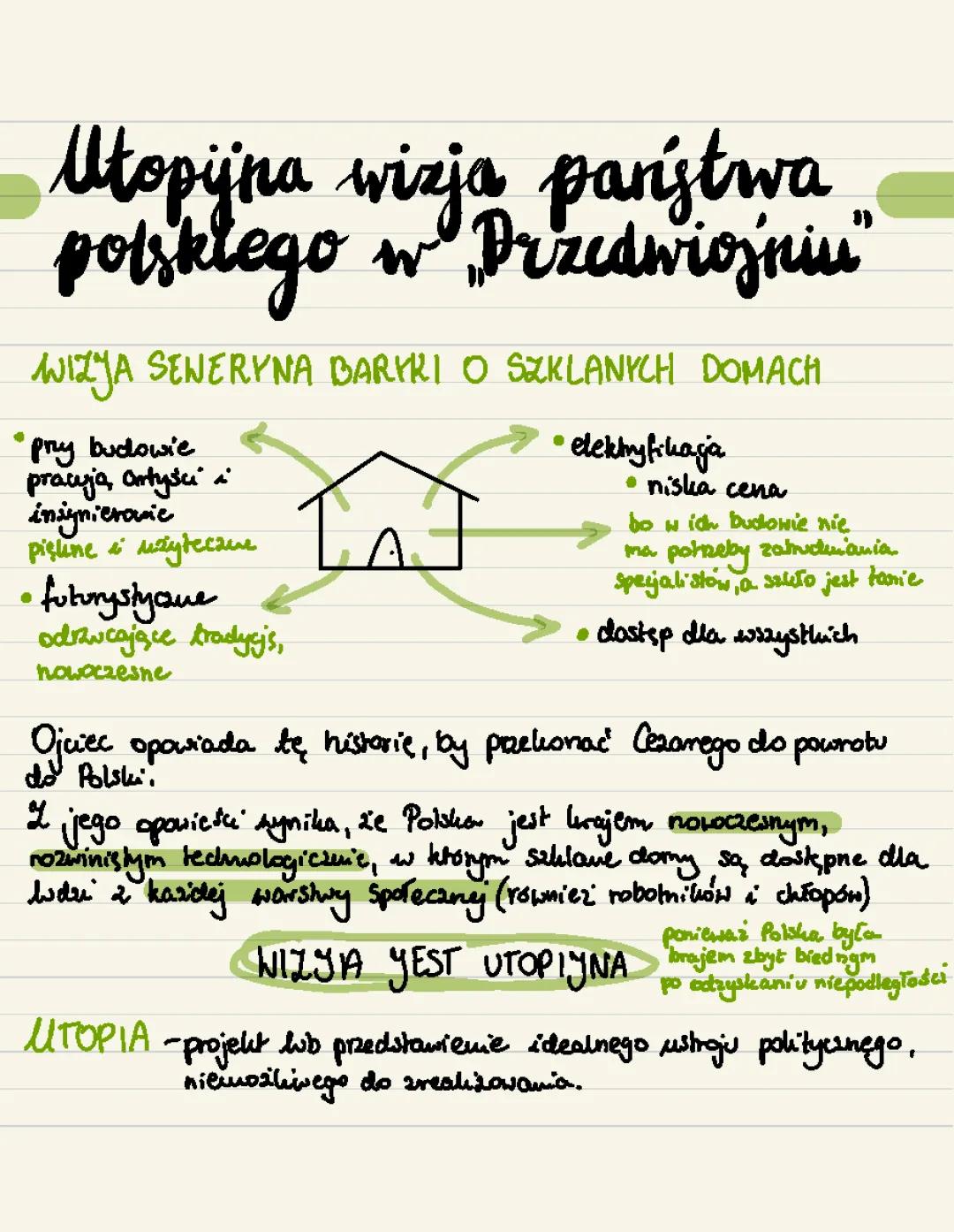 PRZEDWIOŚNIE -wizja szklanych domów