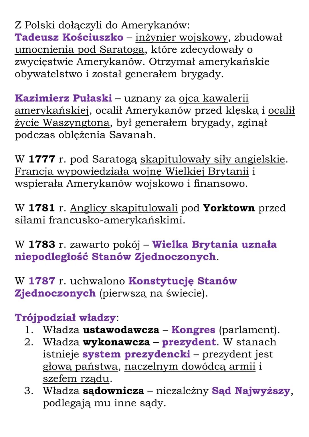 Powstanie Stanów
Zjednoczonych
Stany Zjednoczone Ameryki (wiek
XVIII)
Na początku XVII w.:
- Anglicy założyli pierwsze osady na wschodnim
wy