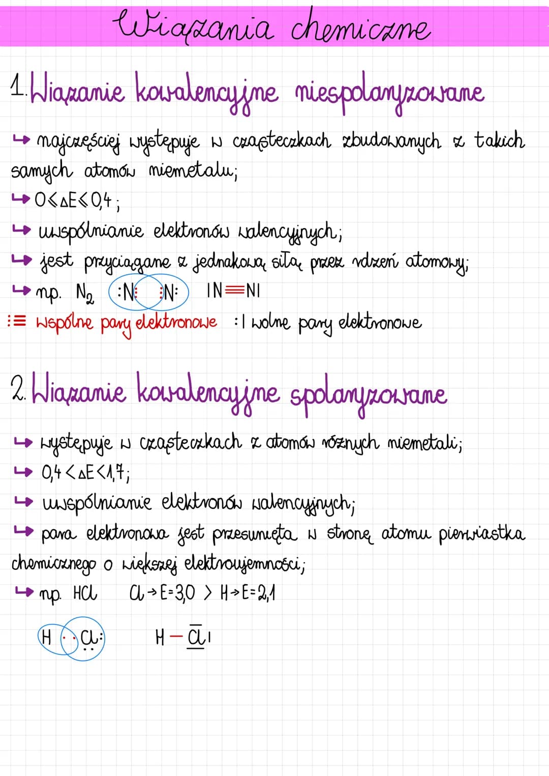 
<h2 id="wizaniekowalencyjneniespolaryzowane">Wiązanie kowalencyjne niespolaryzowane</h2>
<p>Wiązanie kowalencyjne niespolaryzowane najczęśc