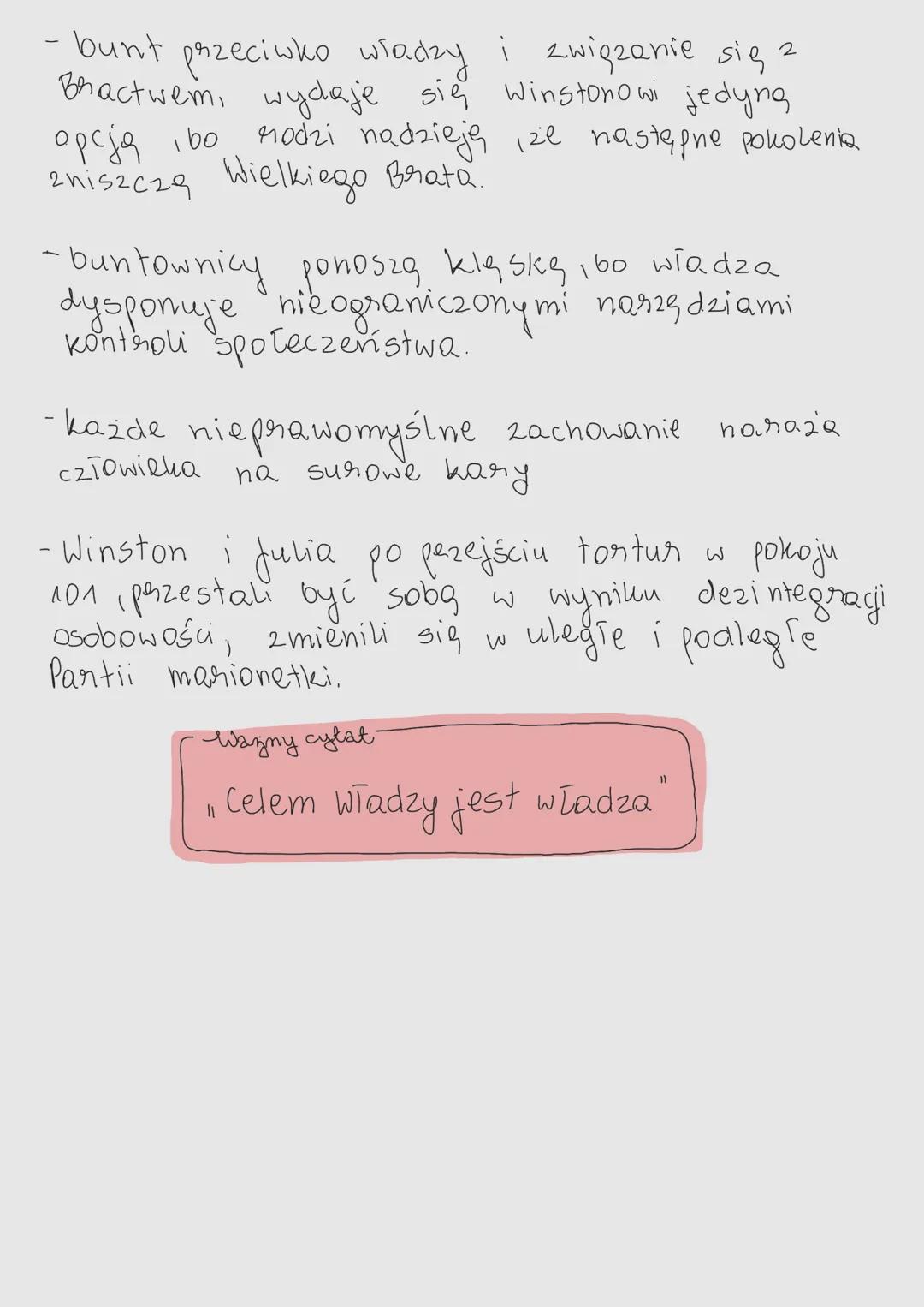# Pajniki nowomowy

Nowomowa - język wiaczy i propagandy w
państwach totalitarnych, służquy do manipulo
wania ludźmi i kreowania zafałszowan