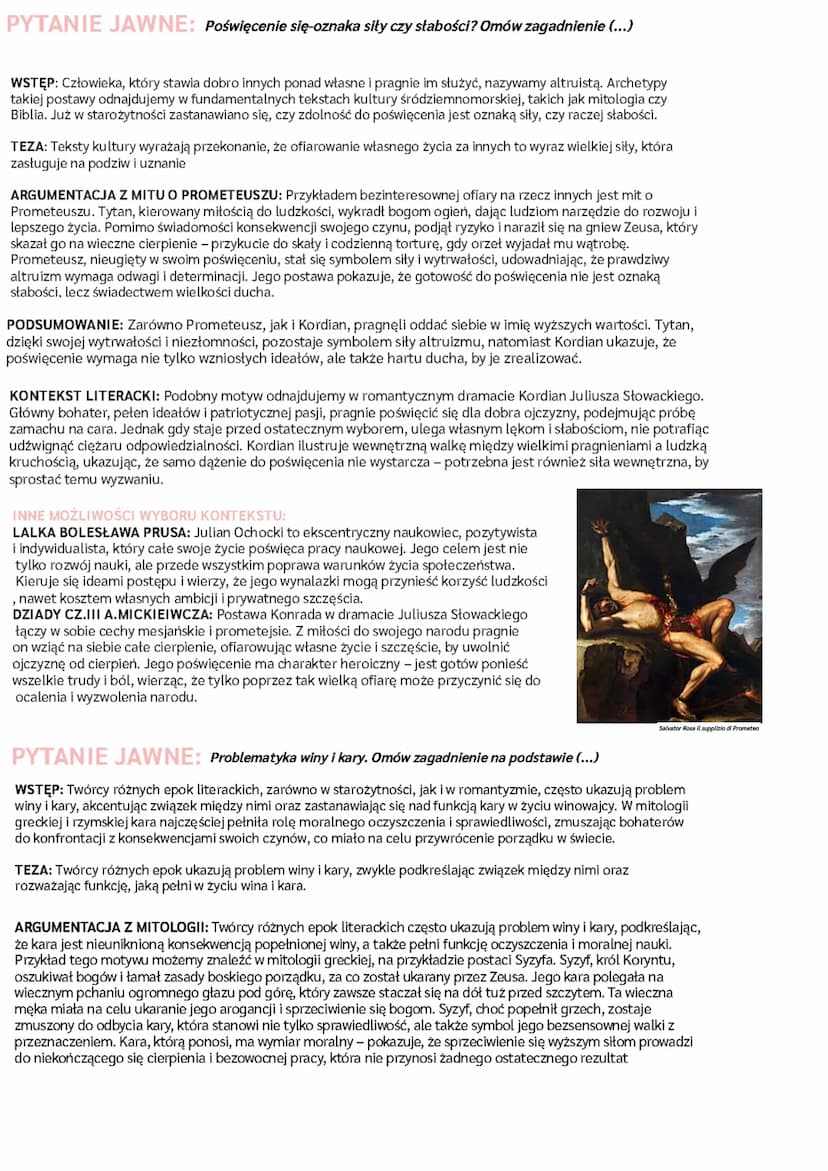 ANTYK
Mitologia
Mit:
Narracyjna opowieść wyrażająca wierzenia danej społeczności
(pierwotnie religijny charakter mitu różni go od baśni).
Wy