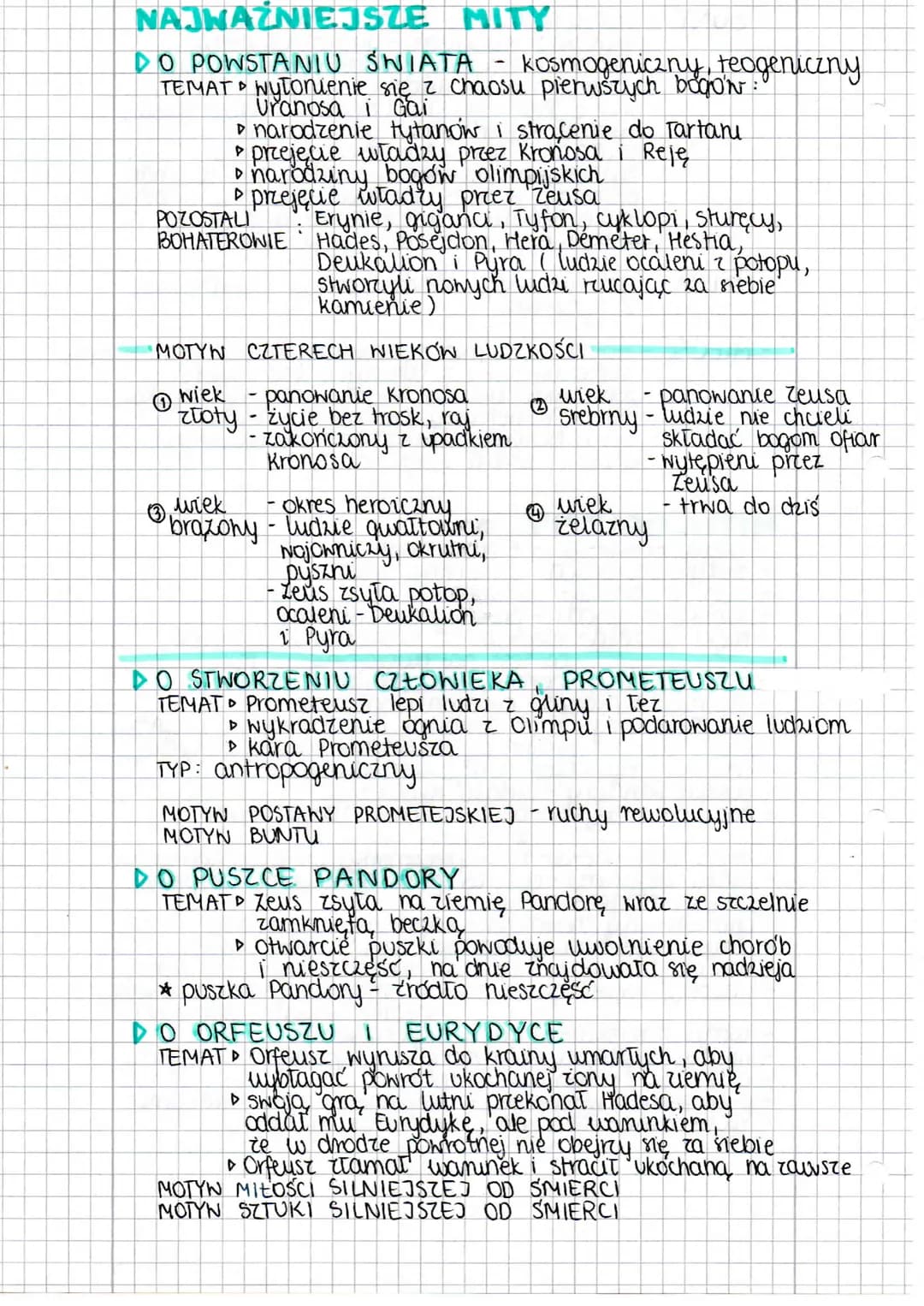 MIT MITOLOGIA
BOGOWIE I ICH ATRYBUTY
Zeus najważniejszy, władca nieba i ziemi
piorun
+ Hades - bog zmarłych, podziemnego świata
Klucze, bert