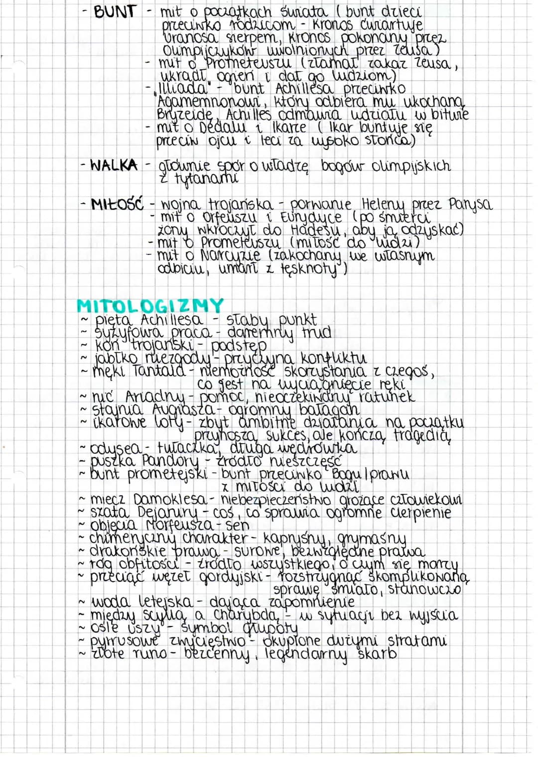 MIT MITOLOGIA
BOGOWIE I ICH ATRYBUTY
Zeus najważniejszy, władca nieba i ziemi
piorun
+ Hades - bog zmarłych, podziemnego świata
Klucze, bert