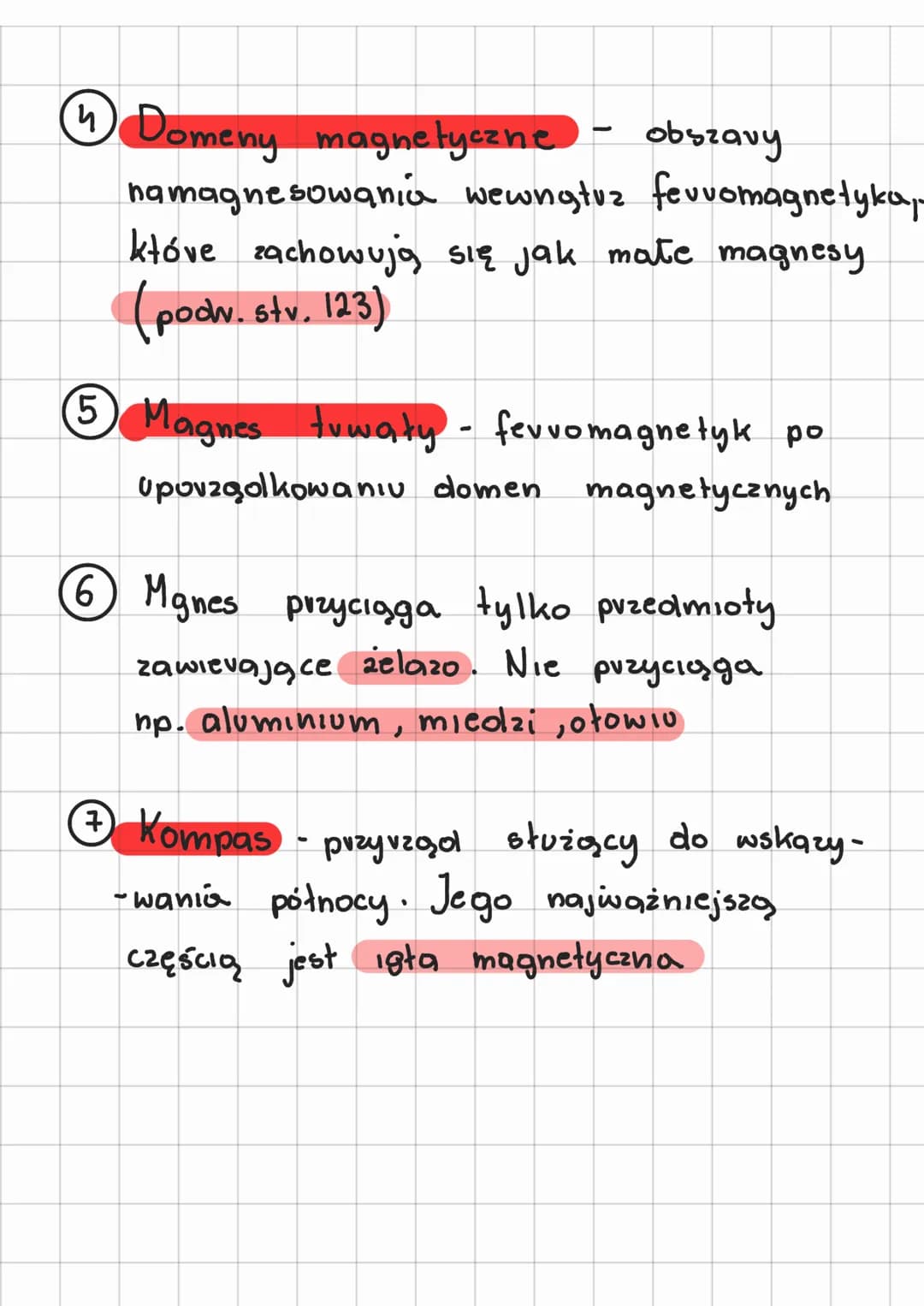 magnetysm
BIEGUNT MAGNETYCZNE
Ⓒ Każdy magnes
ma dwa bieguny :
północny (N) i południowy (S) - północ -
-nym jest koniec wskazujący geografi-