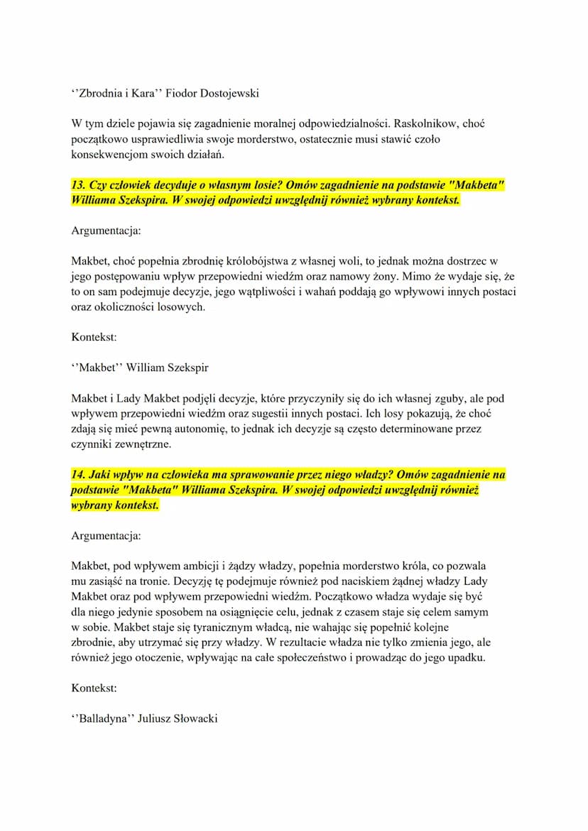 # Biblia

1. Motyw cierpienia niezawinionego. Omów zagadnienie na podstawie znanych Ci
fragmentów Księgi Hioba. W swojej odpowiedzi uwzględn