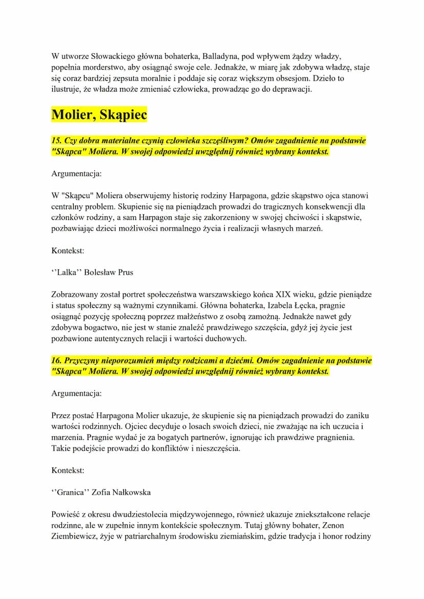 # Biblia

1. Motyw cierpienia niezawinionego. Omów zagadnienie na podstawie znanych Ci
fragmentów Księgi Hioba. W swojej odpowiedzi uwzględn
